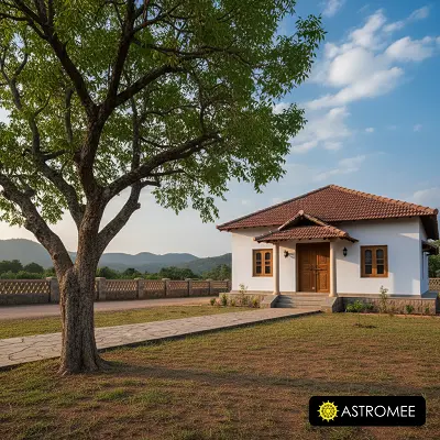 Neem tree outside of house