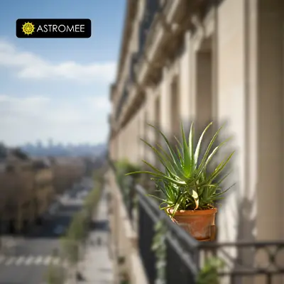 Aloe vera in balcony