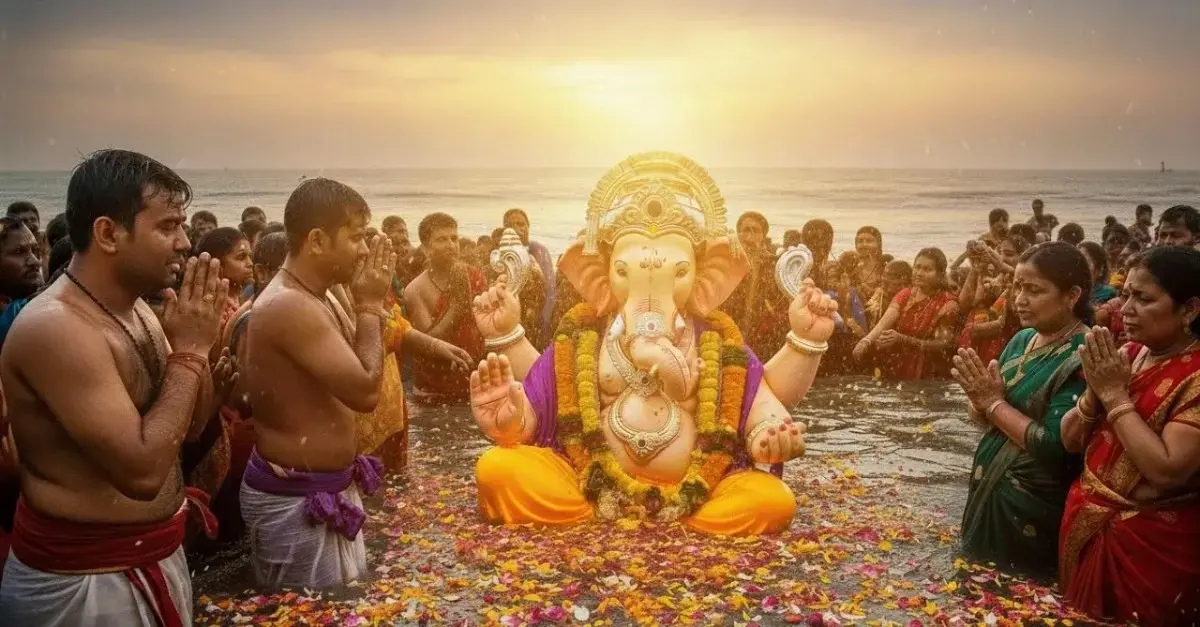 Ganesh visarjan 2025