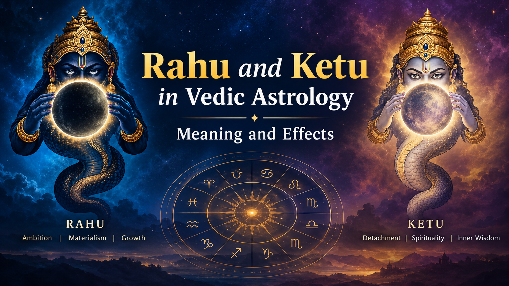 Rahu and Ketu in Vedic Astrology: Meaning and Effects